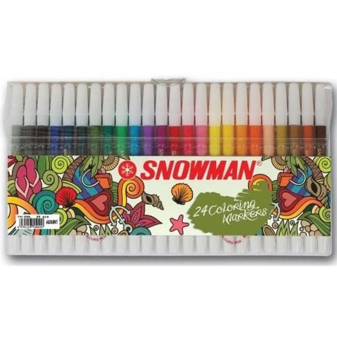 

SNOWMAN SPIDOL 24 WARNA / SPIDOL WARNA SNOWMAN 24 COLOURS PW 24A