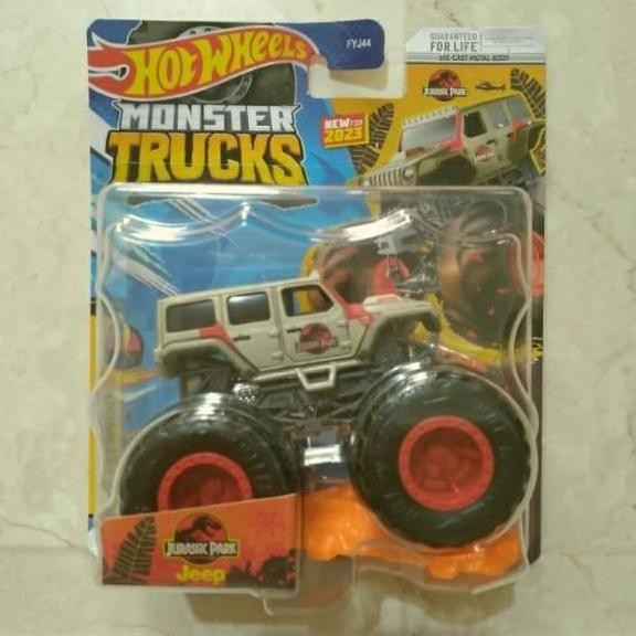 hotwheels monster trucks jurassic park jeep