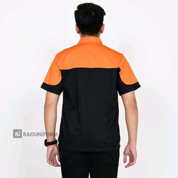 Kemeja kerja pria/Baju atasan pria/Seragam kerja kombinasi/Baju kerja kantoran/Seragam komunitas/Baj