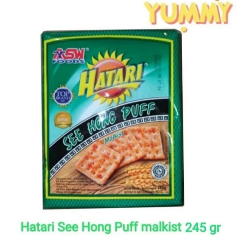 

Ready stok Terlaris biskuit hatari see hong puff | malkist gula Termurah