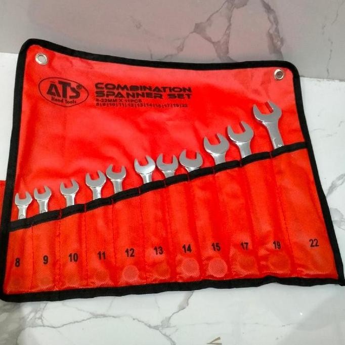 Miliki Kunci Ring Pas Set Ats Kunci Pas Ring 11Pcs 8/22 Ats