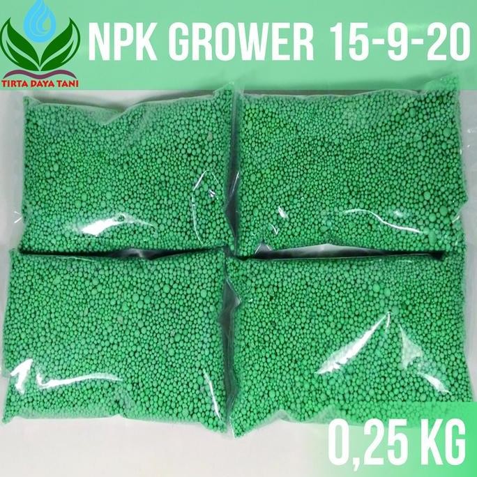 

Terlaris Pupuk Meroke Npk Mutiara Grower 15 - 9 - 20 Kemasan Repacking 0,25 Kg