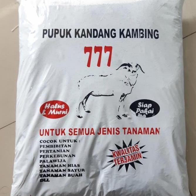 

Terlaris Pupuk Kandang Kambing Ypm 6,5Kg (Khusus Grab/Gojek)