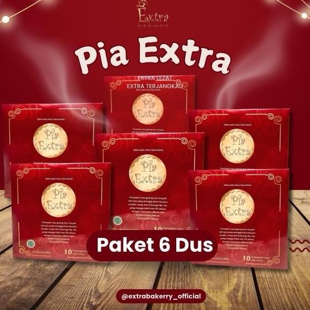 

Terlaris Pia Extra Paket 6 Dus Bisa Mix 4 Rasa, Coklat, Keju, Kacang Hijau Dan Kacang Tanah.