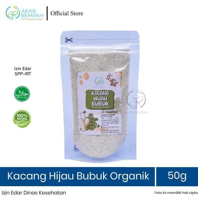 

Terlaris Kacang Hijau Bubuk Organik Murni / Mung Bean Powder / Tepung Mpasi