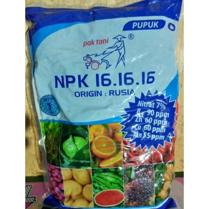 

Terlaris Pupuk Npk 16 16 16 Pak Tani Npk Mutiara Penyubur Buah Bunga Dan Mudah