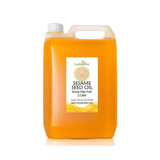 

Terlaris Minyak Wijen 5 Liter White Sesame Seed Oil Pure Cold Pressed