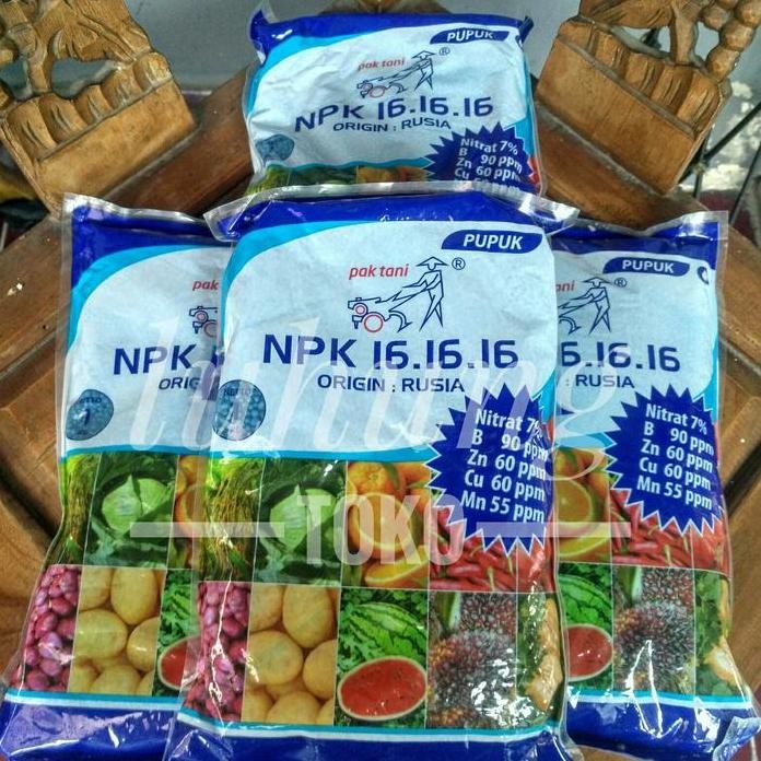 

Terlaris Pupuk Tanaman Npk Pak Tani 16-16-16 1 Kg Berkualitas