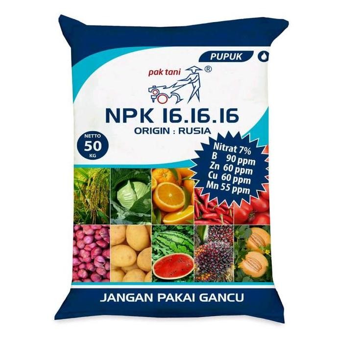 

Terlaris (Gratis Ongkir) Repack Pupuk Npk 16-16-16 1Kg Untuk Pertumbuhan Optimal Tanaman Dan Tanah - Bunga, Kalium