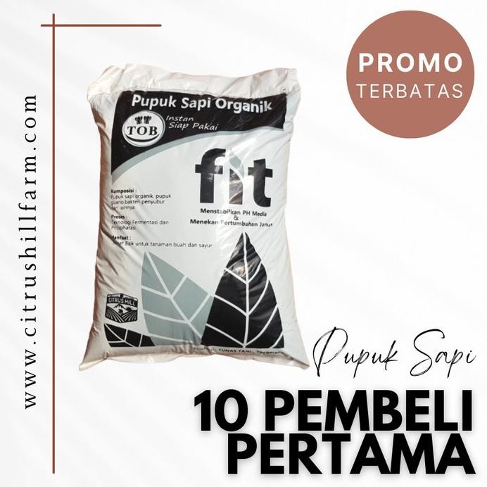 

Terlaris Pupuk Kandang Sapi Tob 13Kg - Pupuk Kandang - Pupuk - Pupuk Organik
