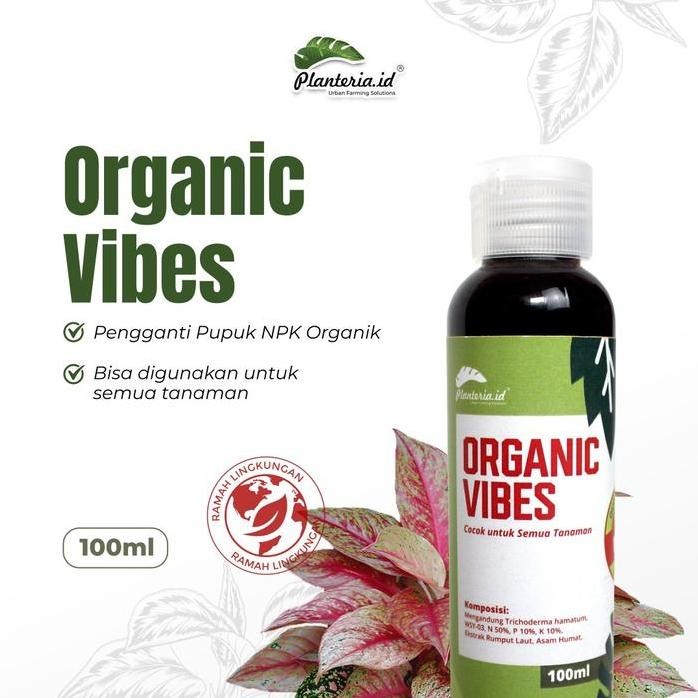 

Terlaris Vitamin Organic Vibes 100Ml Jamur Pupuk Tanah Tanaman Penyubur Alami Daun Npk