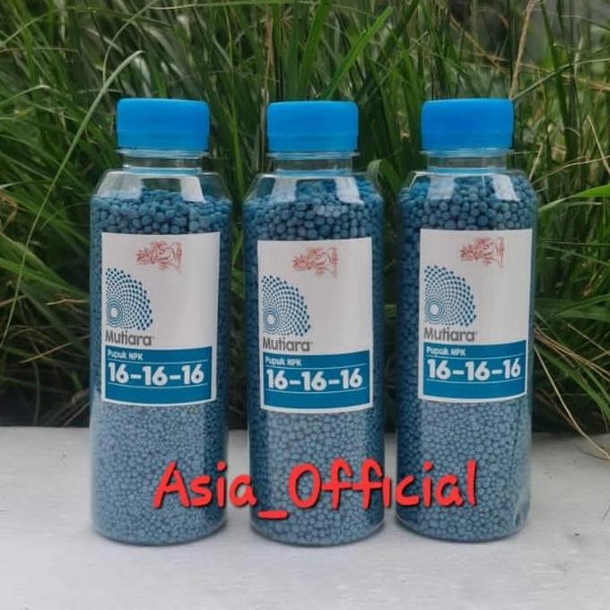 

Terlaris Pupuk Npk Mutiara Meroke 16-16-16 Kemasan Repack 300 Gram