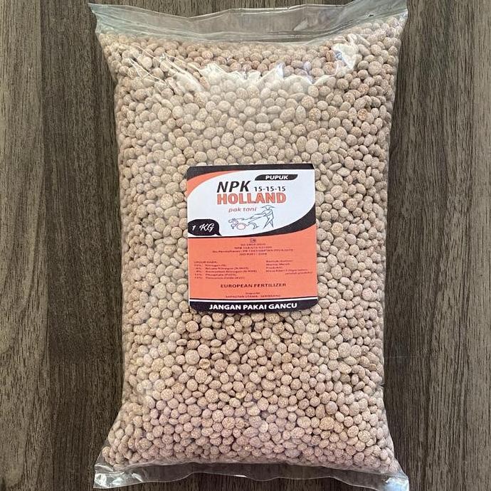 

Terlaris Pupuk Npk 15 15 15 Holland Pak Tani Repack 1 Kg