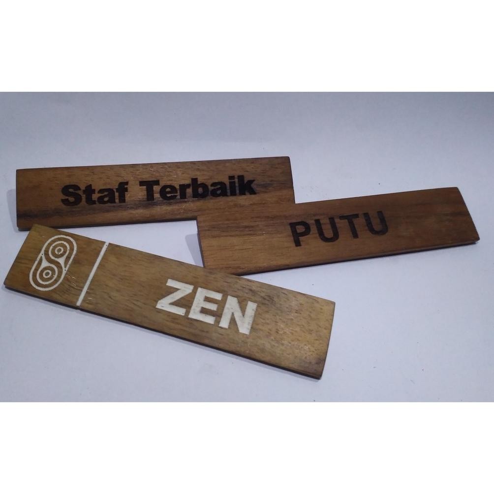 

Name Tags / Custom Desain | Amerta Living Premium