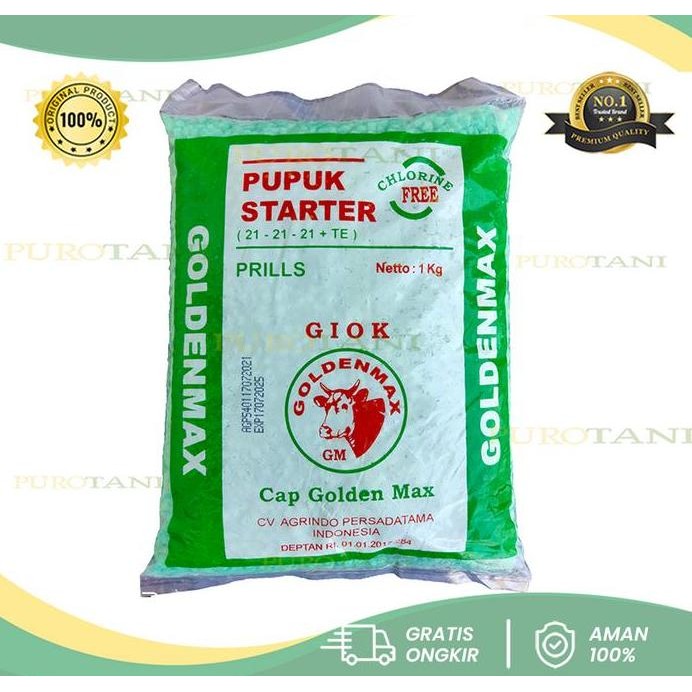 

Terlaris Pupuk Goldenmax Npk Starter 21 21 21 Plus Te