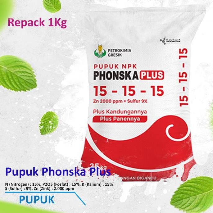 

Terlaris Pupuk Npk Phonska Plus 15 15 15 Repacking 1Kg