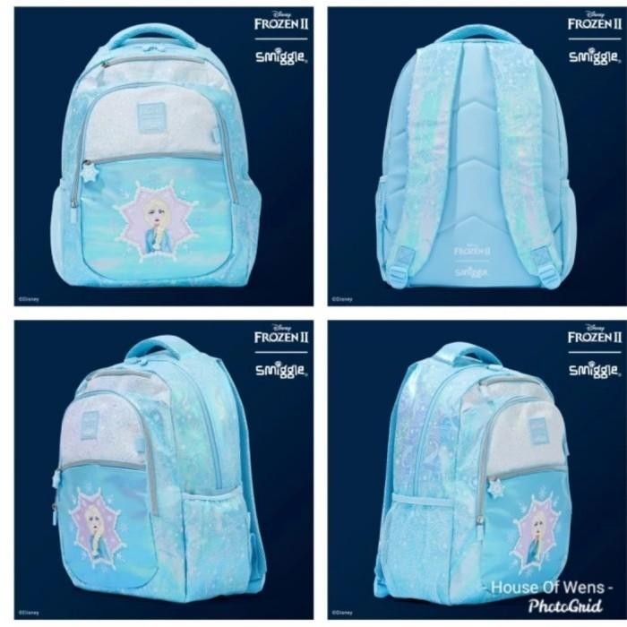 Smiggle Frozen 2 Backpack-Tas Frozen 2 Smiggle-Original Free 1 Puzzle
