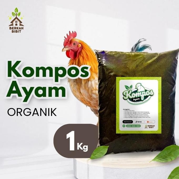 

Terlaris Kompos Ayam Murni Pupuk Kandang Media Tanam Organik 1 Kg Sumber Nutrisi Tumbuhan Kesuburan Tanah