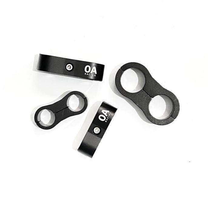 New OA Racing Billet Line Separator Alumumium ( Partisi Selang/Kabel dll)