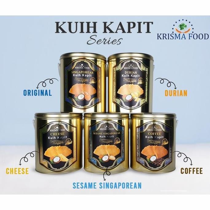 

Terlaris Kue Semprong Ala Singapore -Singaporean Kuih Kapit Ori Duren Wijen