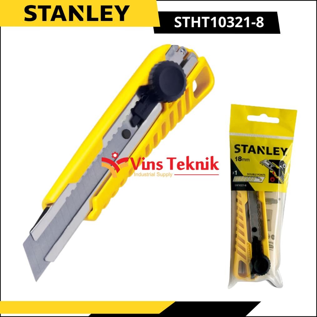 

NEW!!! NEW!!! Pisau Cutter Cuter Basic Snap-Off Knife 18MM STANLEY STHT10321-8