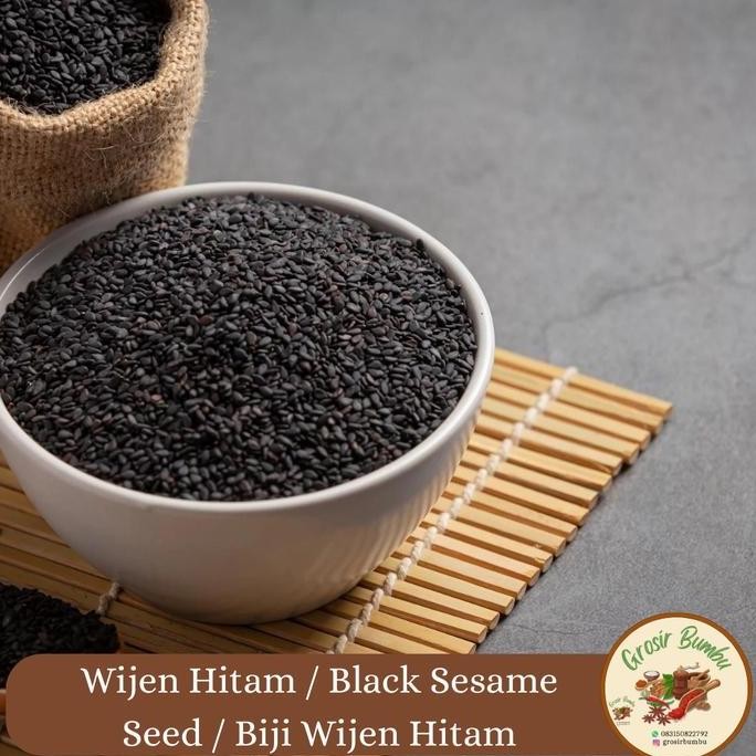 

Terlaris Wijen Hitam - 250 Gram / Black Sesame Seed / Biji Wijen Hitam