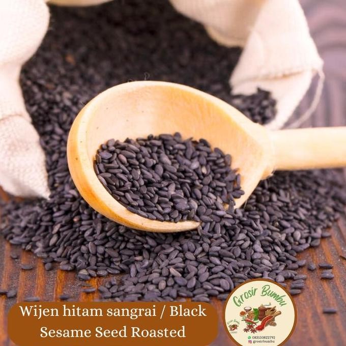 

Terlaris Wijen Hitam Sangrai 50Gram / Black Sesame Seed Roasted