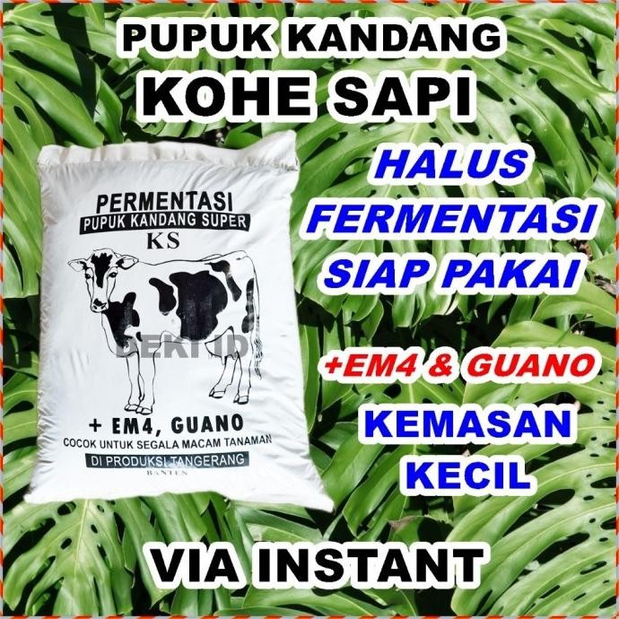 

Terlaris Pupuk Kandang Organik Kohe Sapi Kecil Via Instant Halus Fermentasi