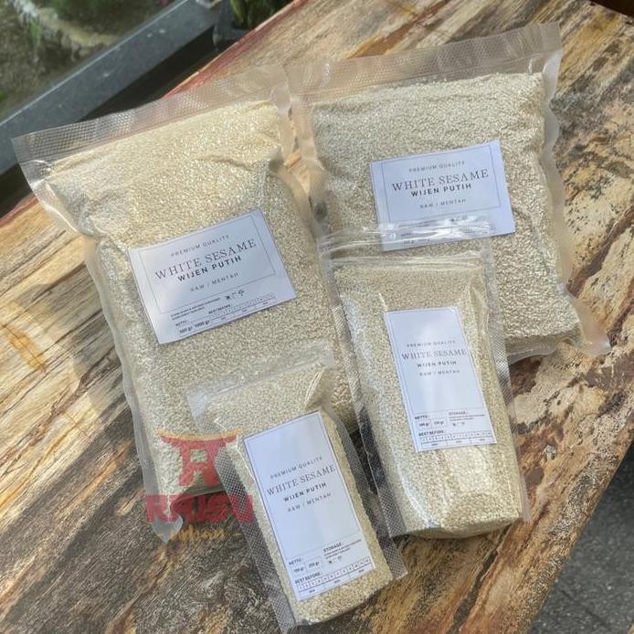 

Terlaris Biji Wijen Putih Mentah Raw White Sesame Seed Premium Import Raisu Urban