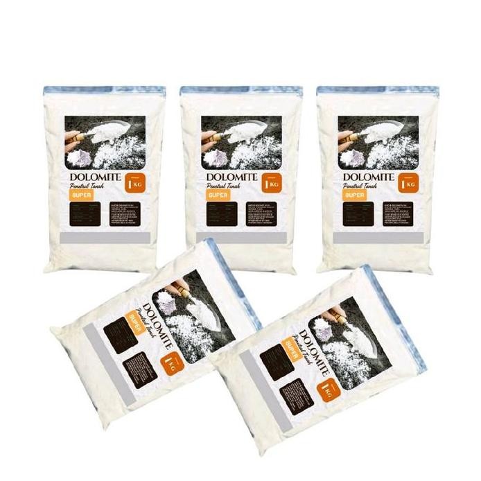 

Terlaris Kapur Dolomit Super Penetral Ph Tanah Pertanian Kemasan 1 Kg Tanaman Alami Besi Pupuk Booster Npk 16