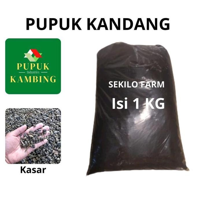 

Terlaris Pupuk Kandang Kambing Kasar 1 Kg Untuk Media Tanam Subur