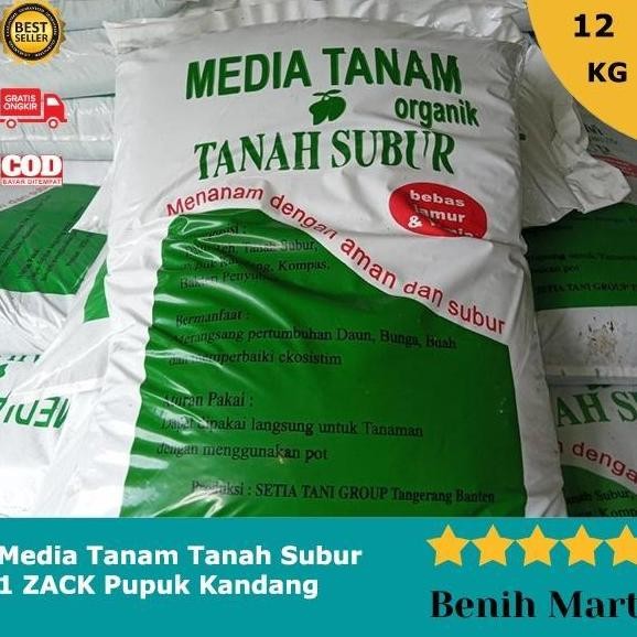 

Terlaris Media Tanam Tanah Subur 1 Zack Pupuk Kompos Pupuk Kandang