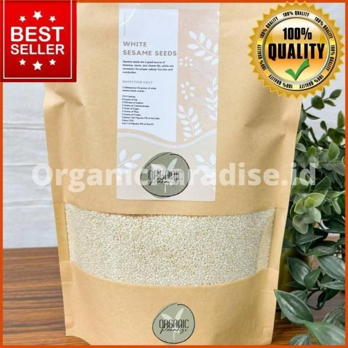 

Terlaris Wijen Putih / White Sesame Raw 250 Gram