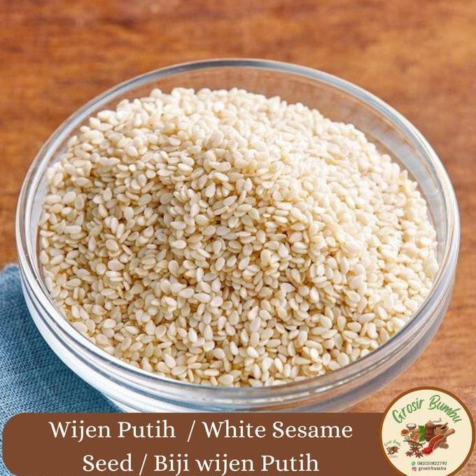 

Terlaris Wijen Putih - 100 Gram / White Sesame Seed / Biji Wijen Putih