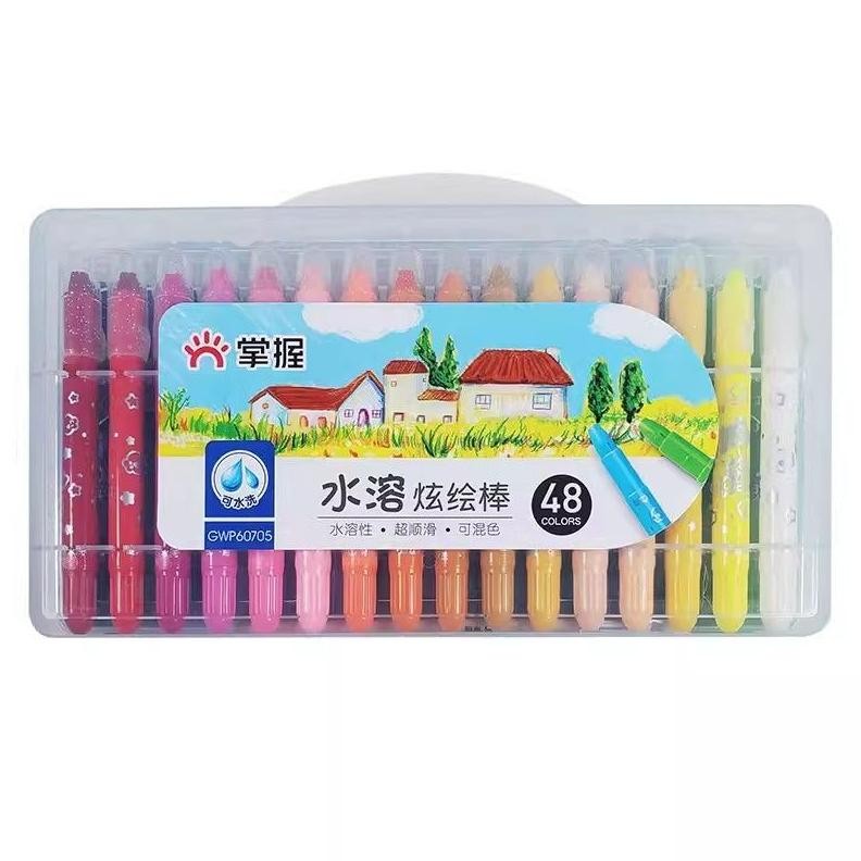 

Premium Crayon Graps 48 Warna Mata Sedang Water Soluble Crayon Krayon Lembut High Quality