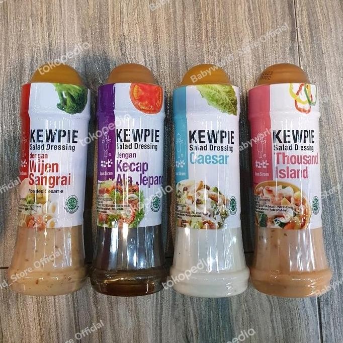 

Terlaris Kewpie Salad Dressing Wijen /Kecap / Caesar /Thousand Per Varian 200Ml