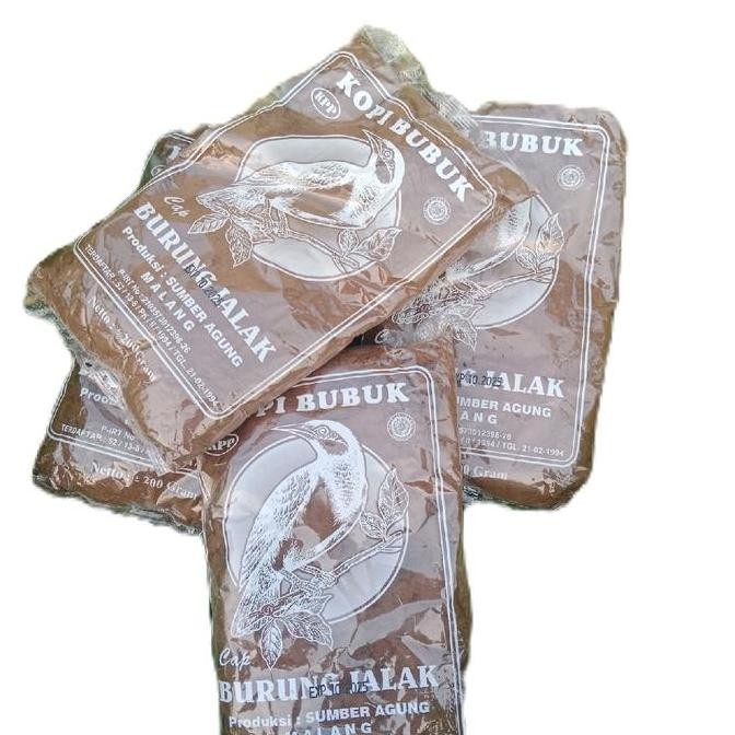 

Produk Baru!! kopi bubuk hitam cap burung jalak. kemasan 1kg.