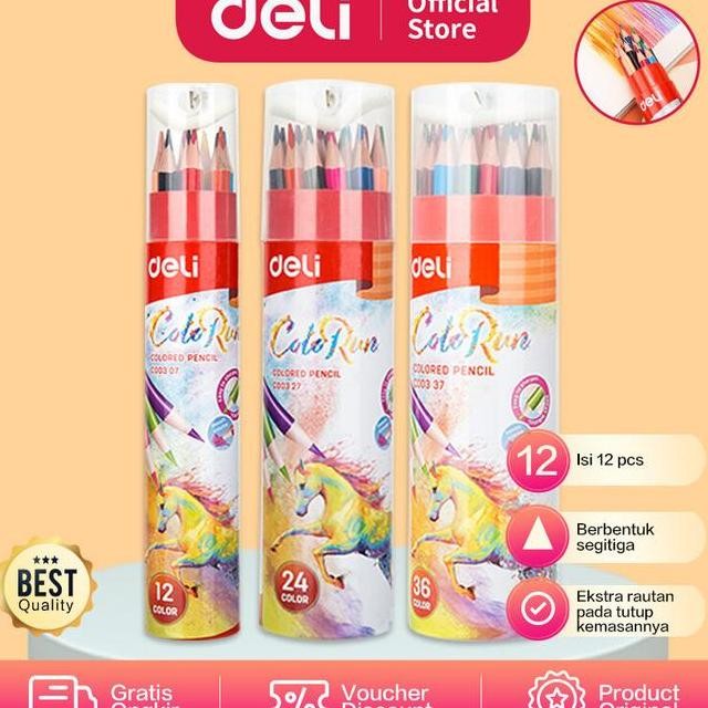 

Deli Ec00337 Il Warna 36 Warna Dengan Bonu Rautan Il Baru