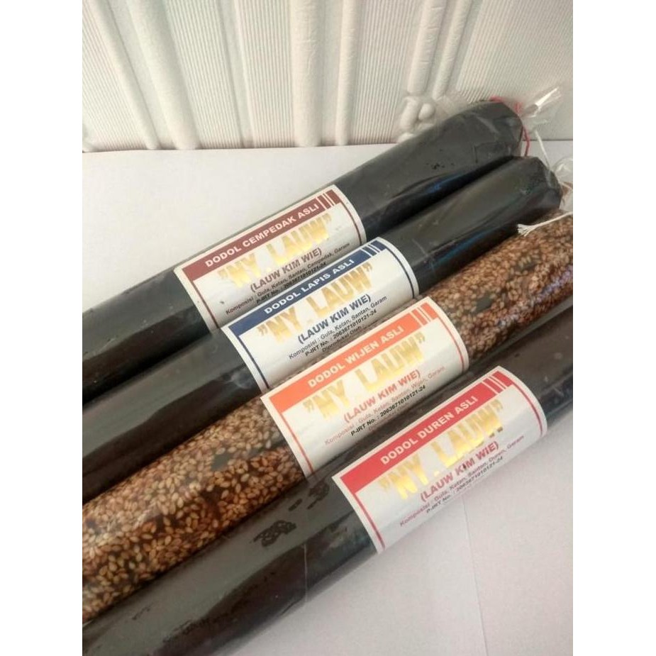 

Terlaris Dodol Betawi Ny Lauw Lauw Kim Wie Wijen 200Gr 1Pc