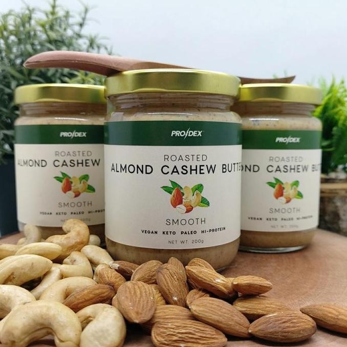 

Produk Baru!! Prodex Roasted Almond Cashew Butter 200g / Selai Almond Mede