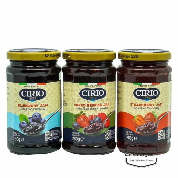 

Produk Baru!! Cirio Jam Selai Buah Premium Italia 280gr