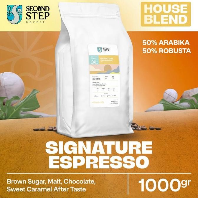 

KOPI ESPRESSO BLEND SIGNATURE COFFEE ROAST BEANS 1KG COFFE BIJI BUBUK TERMURAH