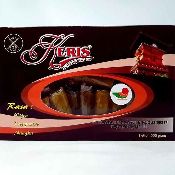 

Terlaris Keris Jenang Kudus 500Gr Rasa Wijen Cappucino Nangka | Dodol Lempok