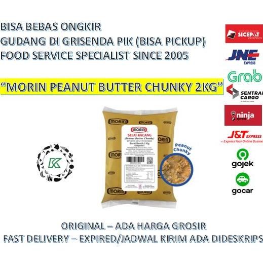 

Produk Baru!! Morin Peanut Butter Chunky 2kg Selai Kacang Kasar Original