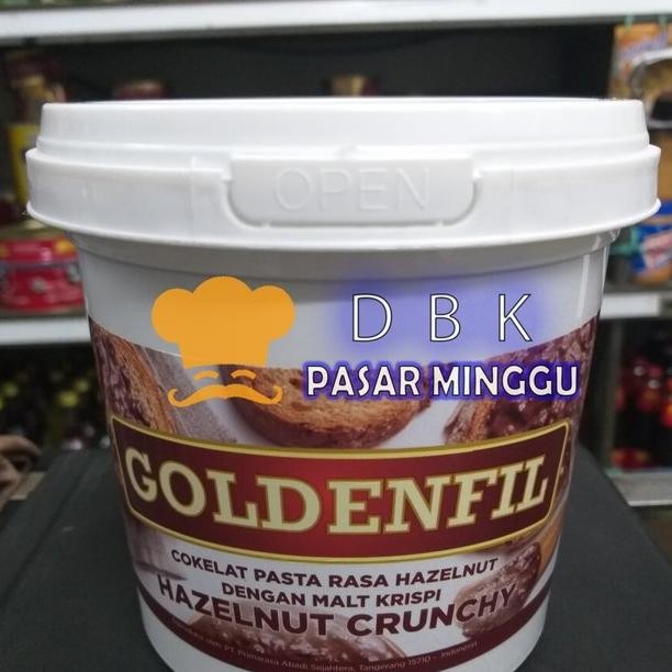 

Produk Baru!! goldenfil hazelnut crunchy 1kg selai hazelnut dengan malt gurih
