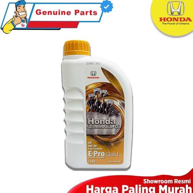 BERKUALITAS OLI MOBIL HONDA E-PRO GOLD OW-20 (1 LITER)