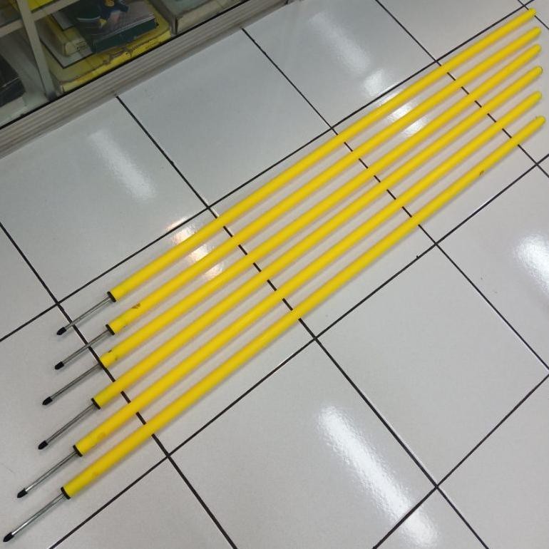 Agility posh alat latihan dasar sepakbola tiang pole set panjang isi 6 AST