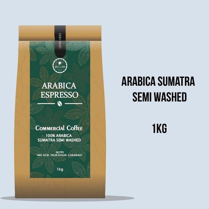 

BIJI KOPI ESPRESSO ARABIKA LINGKAR SUMATRA 1KG - BIJI / BUBUK TERMURAH