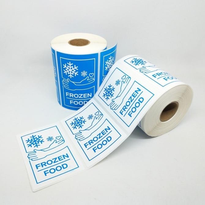 

new stiker label frozen food sticker makanan beku 5,5 x 8,5 cm 500pcs/roll
