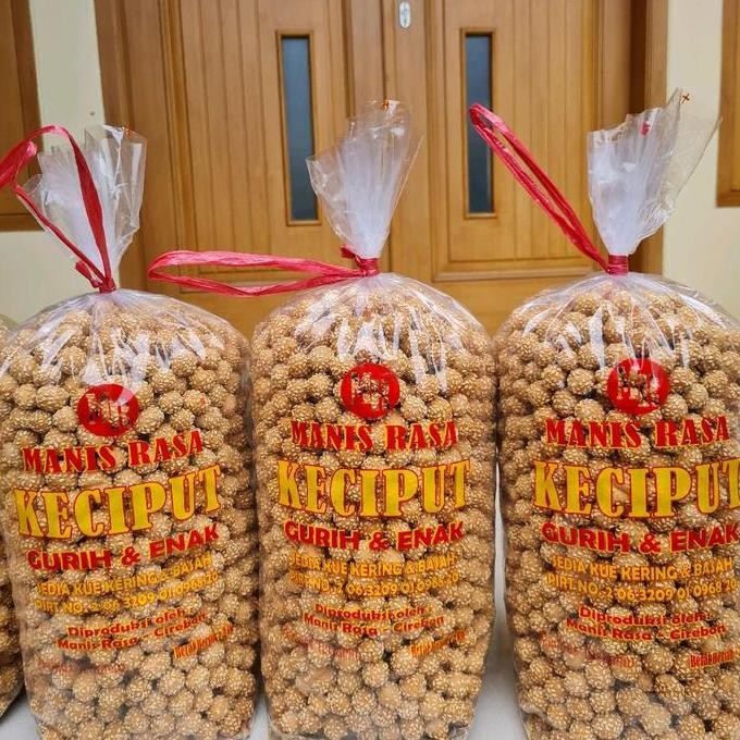 

Terlaris Manis Rasa- 1 Bal (2 Kg) Kue Keciput Wijen Camilan Cemilan